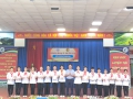 TRƯỜNG THCS LƯƠNG THỂ VINH TƯNG BỪNG TỔ CHỨC TIẾT SINH HOẠT DƯỚI CỜ VỚI CHỦ ĐIỂM "TÔN SƯ TRỌNG ĐẠO"